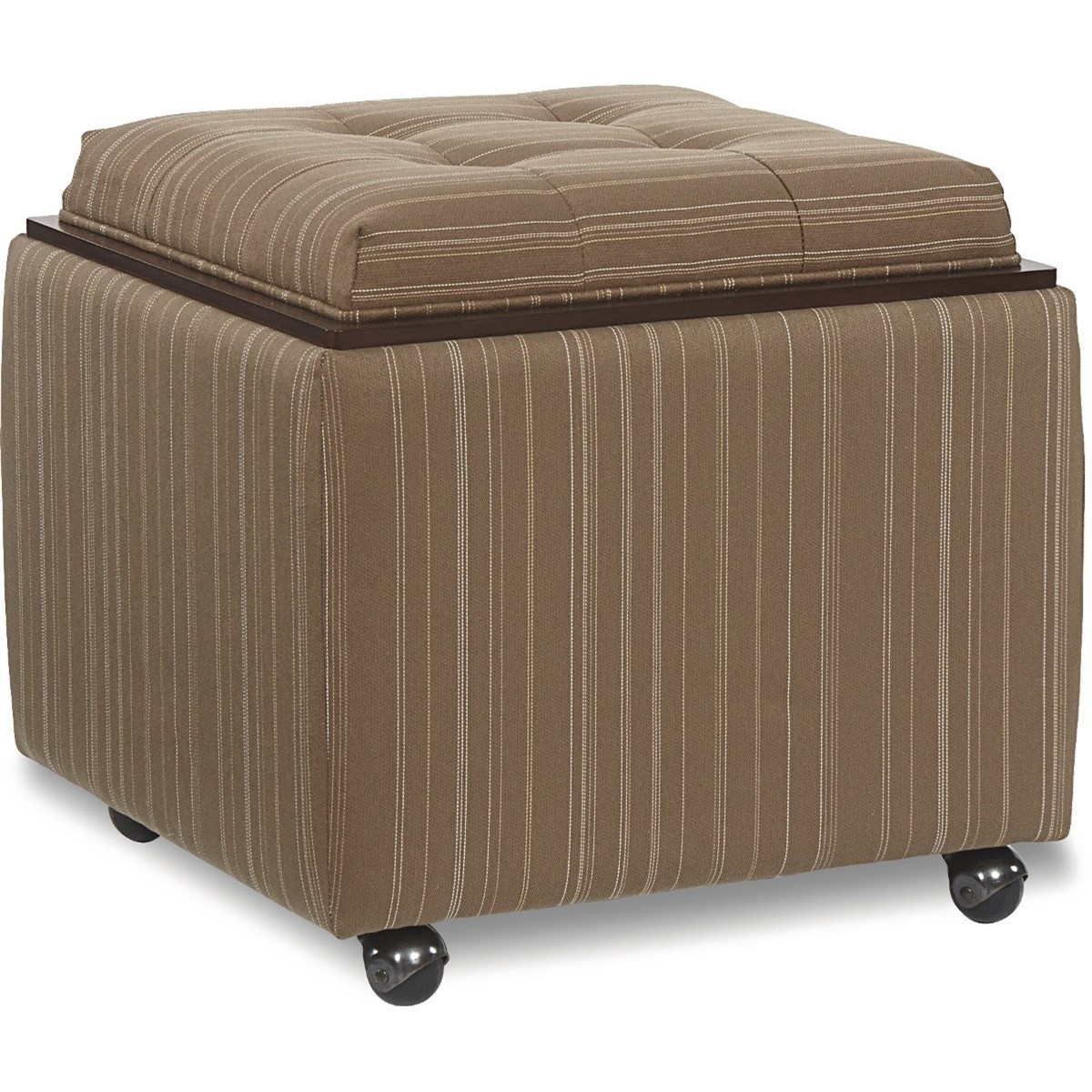 LaZBoy Ottomans Leo Ottoman with Reversible Top Conlin's Furniture
